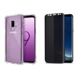 Capa Case P/ Galaxy S9 Plus + Pelicula Fosca Privacidade