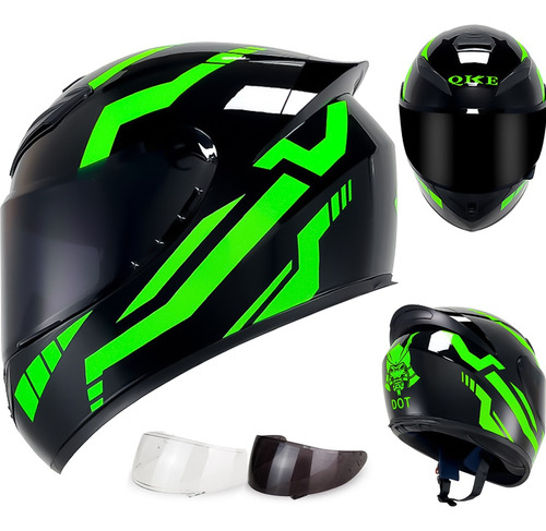 Casco Para Motocicleta Abatible Protector Certificación Ce 