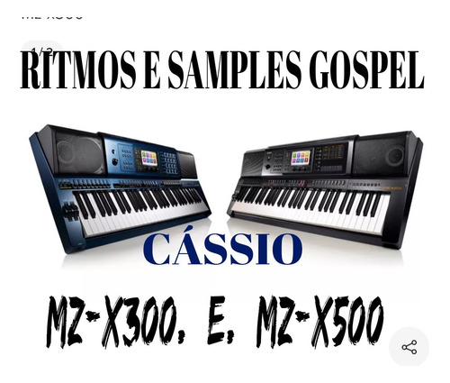 Ritmos E Samples Gospel Teclados Casio Mz-x300 E Mz-x500