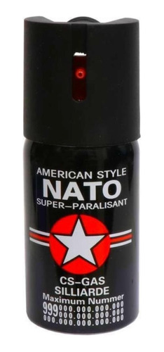 Spray De Pimenta 40ml Nato Black Extra Forte Frete Grátis!!