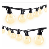 Serie De Luces Vintage Exterior Con Focos Renovables E27