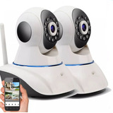 Kit X 2 Camara Ip Wifi P2p Hd Seguridad 720p 1.3mp Audio