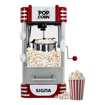 Maquina De Palomitas Eléctrica Palomero 8 Tazas Acero Inox Rojo | Envío gratis