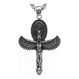 Dije Diosa Isis Ojo De Horus Amuleto Poderoso Incluye Cadena