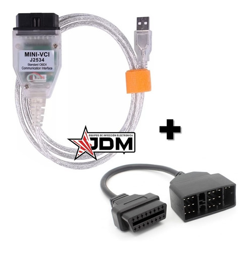 Scanner Automotriz Toyota Mini Vci + Cable 22 Pin A Obd2 16