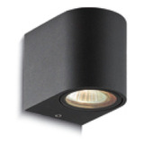 2 Luces De Pared Exterior Adriel Candil Gu10 Apto Led Efecto