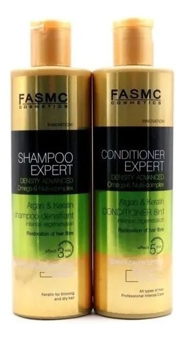  Shampoo+acondicionador Expert Argan Y Keratina Densificante