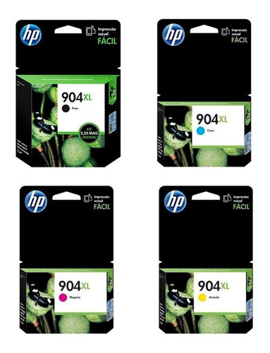 Combo Hp 904xl Negro + 904xl Color Original Hp 6951 6970