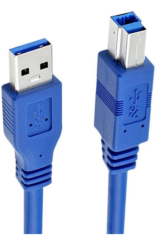 Cabo Usb 3.0 Para Impressora 3 Metros 