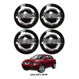 Kit 4pz Tapones Negros Juke 2012