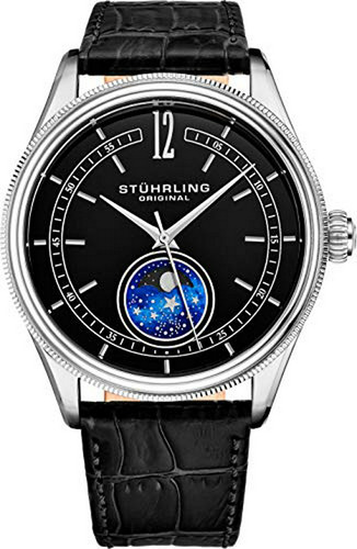 Stuhrling Chaqueta Original De Moonphase Vestido Reloj - Caj