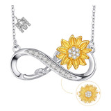 925 Collares Girasol Dijes Joyeria Mujer Collare De Plata 