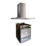 Combo Cocina Parrilla 55cm Luqma + Campana Nihuil 60cm Tst