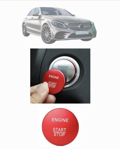 Tapa Para Boton Start Stop Compatible Con Mercedes Benz Cla