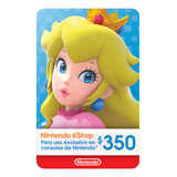 Tarjeta  Nintendo Eshop - 350 Mxn Código Digital