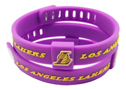 Pulsera Ajustable Nba Lakers Los Angeles Basquetbol