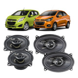 Paquete De 4 Bocinas Para Spark Matiz Beat Audiobahn 4 Y 4x6