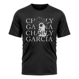 Playera De Charly García Color Negro Mod Maquina