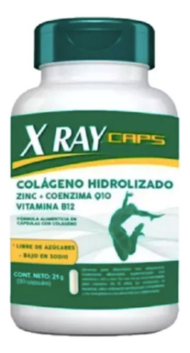 X Ray Caps Colágeno Hidrolizado Zinc Coenzima Q10 Y Vit B12 