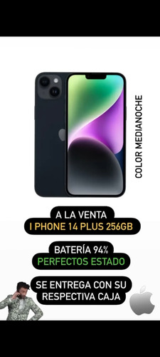 Iphone14plus 256 Gb Color Medianoche