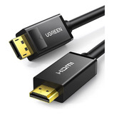 Cable Displayport A Hdmi Ugreen Dp A Hdmi 4k Uhd De 6 Pies