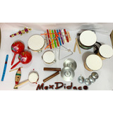 Instrumentos Musicales, Kit Con 14pz + 1 Guitarra Infantil