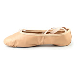 Zapatilla De Ballet De Piel Suela Separada Talla 21 A 25