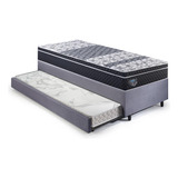 Bicama Box Solteiro 88x188 Com Colchão Gransleep Ecoflex