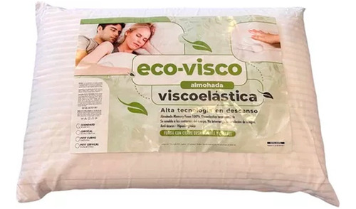 Almohada Viscoelastica Inteligente Fiberball Eco Visco      