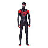 1 Kit Disfraz Traje Spiderman Miles Morales Cosplay Niños