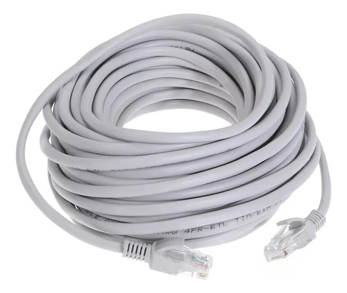 Cabo De Rede 10 Metros Ethernet Rj45 Cat6 Lan P/ Rede E Cftv