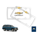 Par Porta Placas Chevrolet Tahoe 2000 A 2006 Original