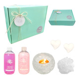 Kit Relax Caja Regalo Mujer Box Spa Rosas Set Zen Aroma N61