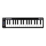 Controlador Teclado 32 Teclas Sensiveis Alesis Qmini Usb-mid