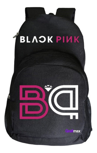 Mochila Black Pink Bp K-pop 20l Grafimax
