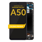 Pantalla Con Marco Para Samsung A50 A505 Amoled Premium