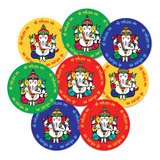 Werevel Pegatinas Decorativas Para Fiestas, Shree Ganesha, 4