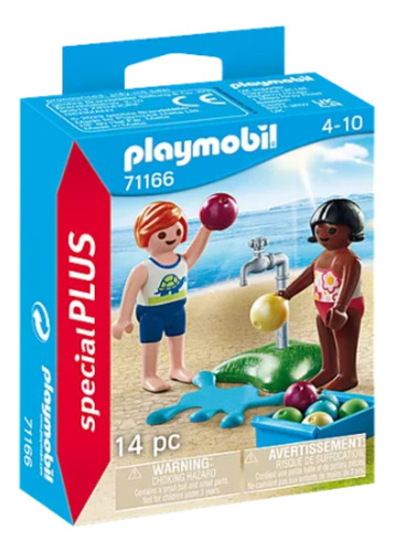 Playmobil Niños Con Globos De Agua - 71166