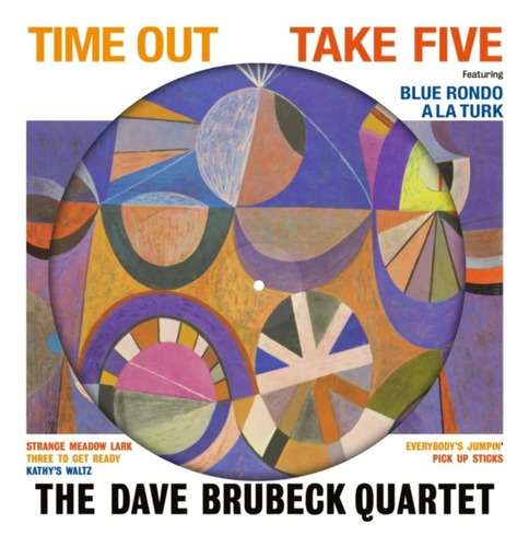 Lp The Dave Brubeck Quartet Time Out Picture Disc Vinyl Novo