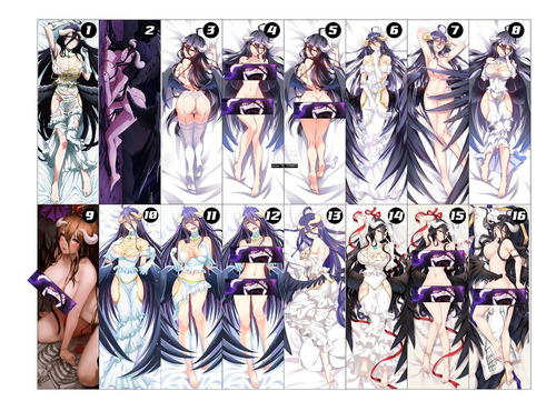 Dakimakura Overlord 2 Lados + Relleno 50x160