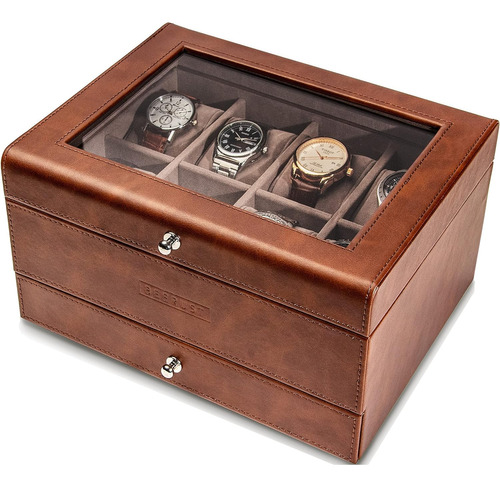 Organizador De Caja De Reloj Para Hombre - Caja De Reloj De 