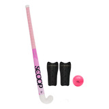 Palo Hockey Scoop Inicial Bocha Canillera Kit Combo 30 A 37