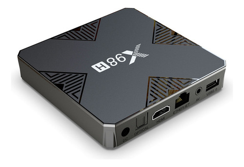 Smart Tv Box X98h H618 Android12 4 Gb+32 Gb Wifi Bt Negra