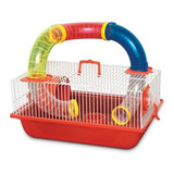 Moradia Hamster House Fun Cores Cor Vermelho