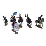 (d_t) Soldaditos Britain 54 Mm 5 Jinetes  Granaderos G3