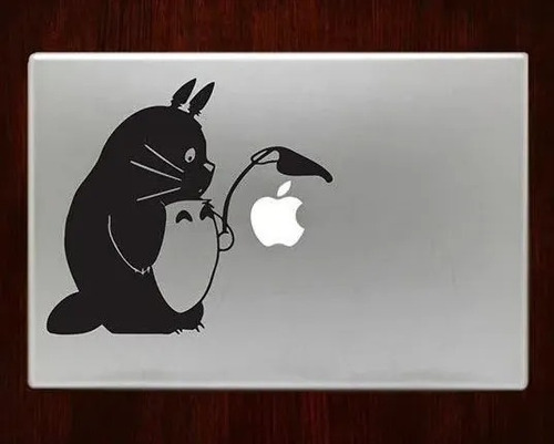 Sticker Decorativo Par Notebook Diseño Totoro
