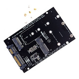 Adaptador Tarjeta Sata Iii 2 En 1 Msata Y M.2 Ngff Nvme