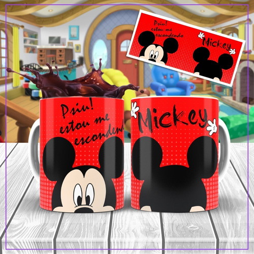 Canecas Personalizada Turma Do Mickey E Minnie Colecionaveis