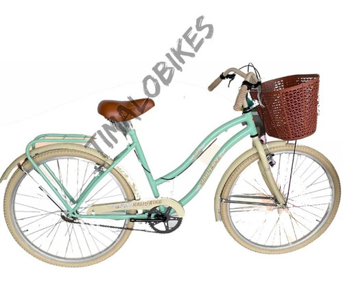 Bicicleta Vintage Con Porta Equipaje,canasto Rodado26 Timalo
