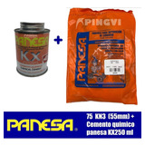 Parche Reparación Panesa Kn3 55 Mm 75pz + Pegamento Kx250 